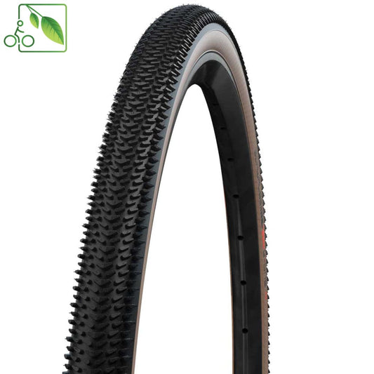 Buitenband 28" Schwalbe G-One R TLE ADDIX Race V-Guard Vouwband Zwart/Transparant - Le Coq Wielerartikelen
