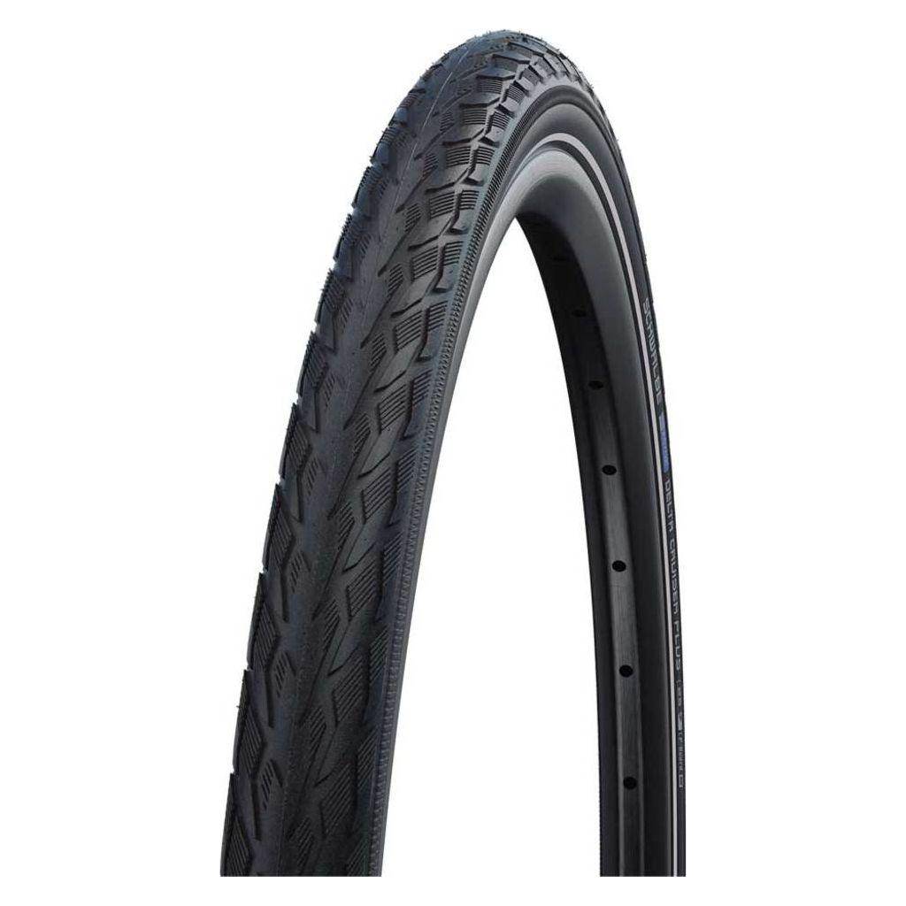 Schwalbe Delta Cruiser Plus 28-inch e-bike buitenband met Groene PunctureGuard bescherming en robuuste bandstructuur