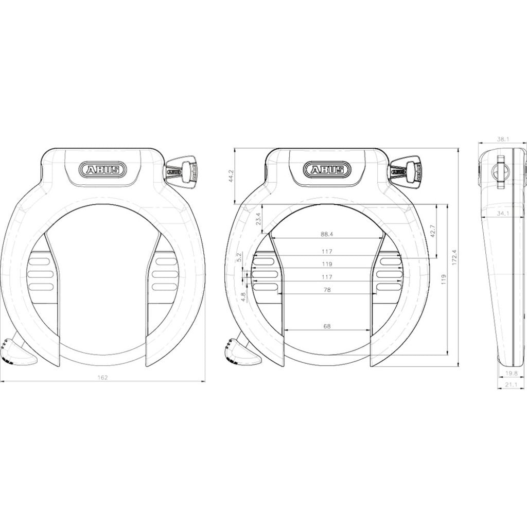 Abus Rahmenschloss Pro Amparo 4750X Art 2