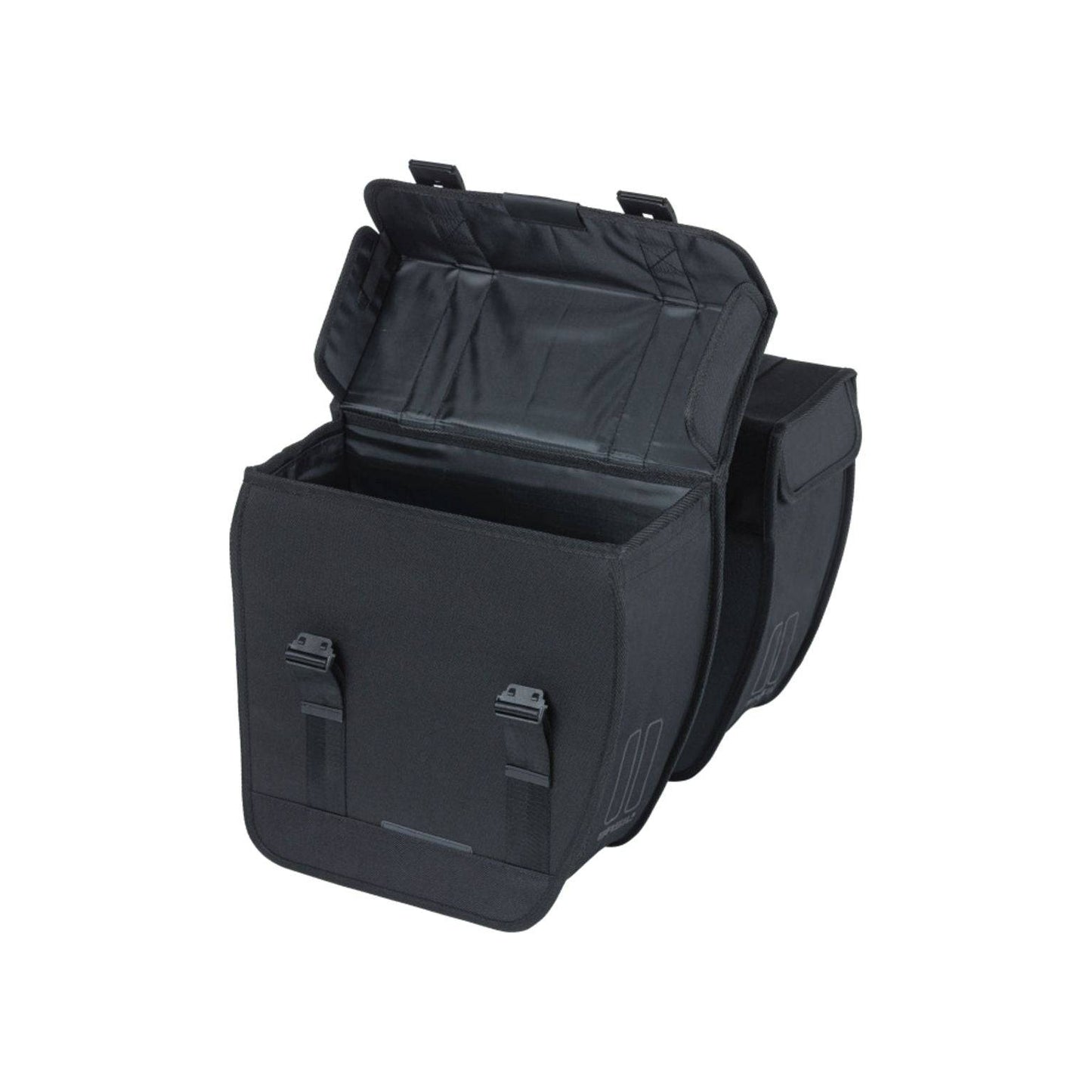 Dubbele Fietstas Basil Tour XL Zwart 35 Liter - Le Coq Wielerartikelen