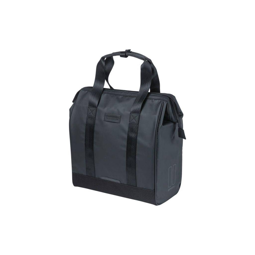 Basil Fietsshopper Grand Tarpaulin 23 Liter 34 X 19 X 35 Cm - Zwart - Le Coq Wielerartikelen