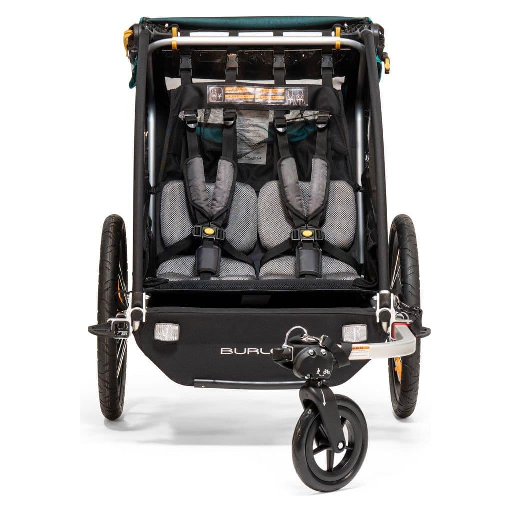 Burley Fietskar Encore X 2 Kind Turquoise - Le Coq Wielerartikelen