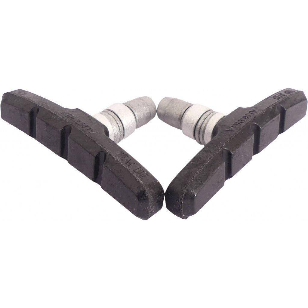 Edge V-brake remblokken set van 70 mm met inbus, geschikt voor V-brake fietsen, zichtbaar in de afbeelding