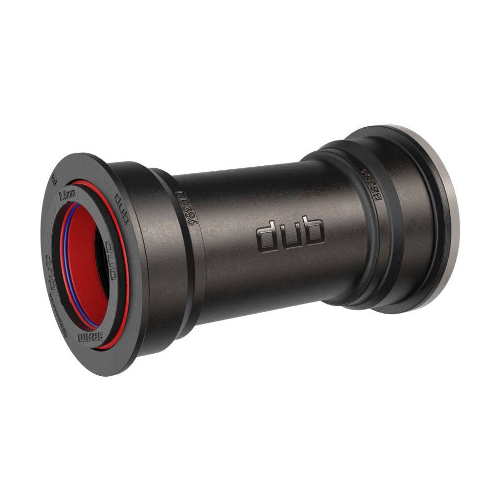 Sram Trapas Cupset Dub Wide, trapas onderdelen met brede compatibiliteit en duurzame constructie, zichtbaar in de afbeelding
