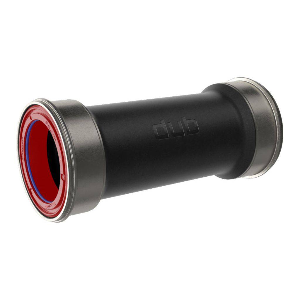 Sram Trapd Cups DUB Pressfit MTB, geschikt voor 89-92mm, zwart en zwart, zichtbaar in de afbeelding.