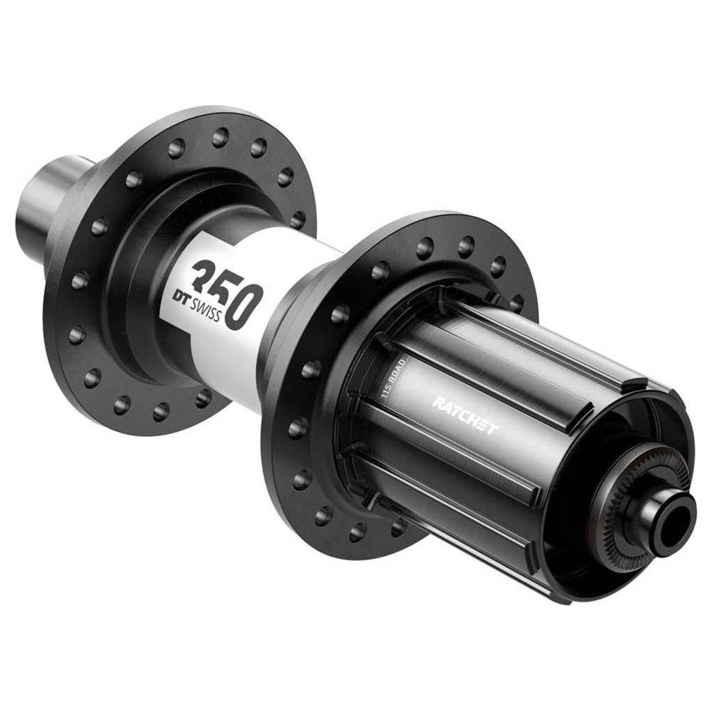 Achternaaf DT Swiss 350 SH 10/11V Race aluminium, zwart, 32g, 130mm/5mm, geschikt voor racefietsen