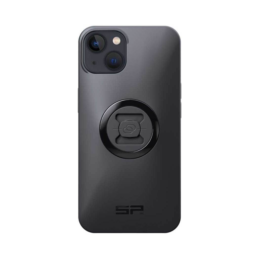 SP Connect telefoonhouder case voor iPhone 13, stevig en flexibel telefoonhoesje met mount voor veilige bevestiging.