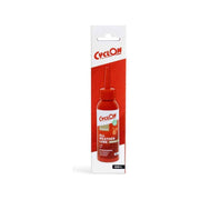CyclOn All Weather Lube 125 ml kettingsmeermiddel voor alle weersomstandigheden, zichtbaar in de fles met smeermiddel.