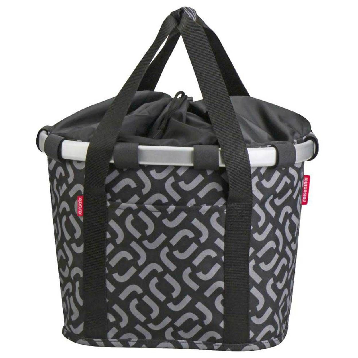 Mandtas KLICKfix Bikebasket Signature Black 15 Liter - Le Coq Wielerartikelen