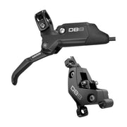 Zwarte Sram Rem Db8 A1 Dm Alm MTB schijfremmen met remklauw en slangen, geschikt voor mountainbikes.