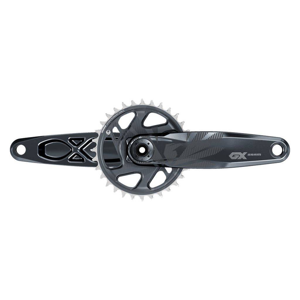 Sram GX Eagle BST Dub 12V gravel crankstel met 32 tanden, 175 mm crankarm en zwarte afwerking, geschikt voor mountainbikes