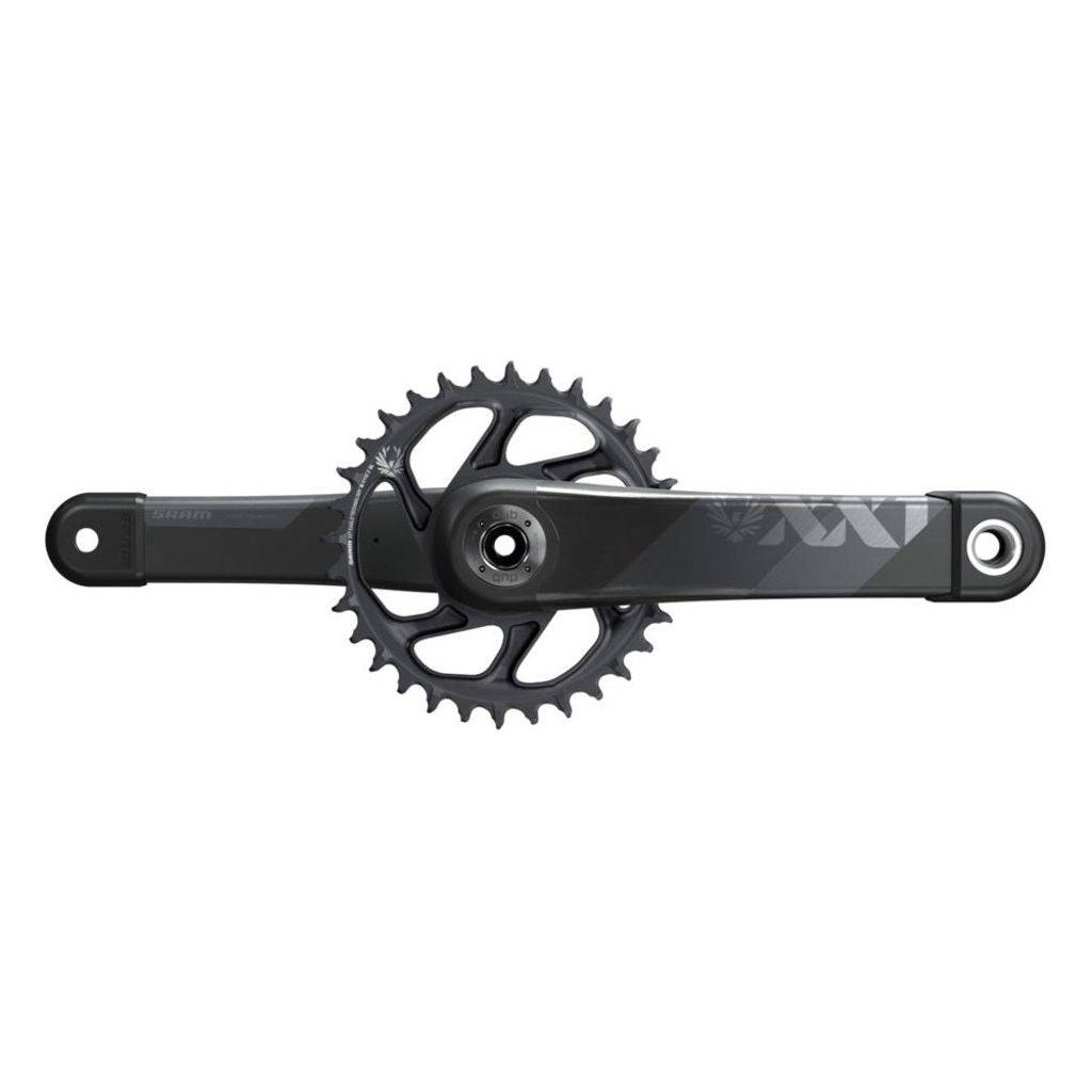 Sram XX1 Eagle MTB-crankstel BST Dub 12V, 175 mm lengte, 32 tanden, zwart, voor mountainbike.