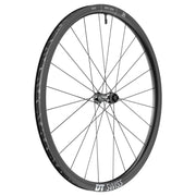 Zwart 28-inch DT Swiss HGC1400 Spline 30 DB carbon gravel wiel met disc CL remmen, lichte en duurzame constructie