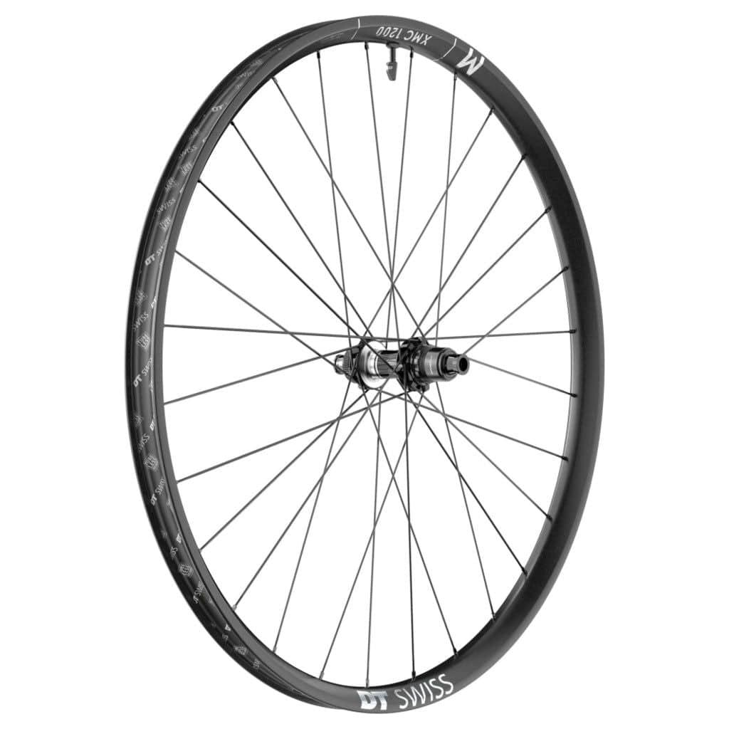 Achterwiel voor MTB, DT Swiss XMC1200 Spline 30 XD, 29 inch, zwart carbon, Boost Disc CL, 11/12V compatibel