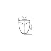 Zwart achterwiel 28" DT Swiss A1800 Spline 30 DB XDR 11/12V disc, aluminium racefietswiel met snelspanner en aerodynamisch ontwerp