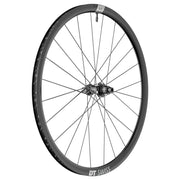 Zwart 28-inch DT Swiss A1800 Spline 30 DB XDR achterwiel voor racefiets met disc remmen en aluminium naaf