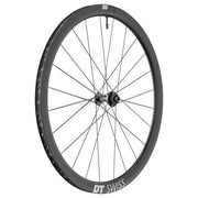 Zwart voorwiel 28 inch DT Swiss ARC1400 Dicut 38 DB Disc CL carbon racefiets wiel met schijfremmen