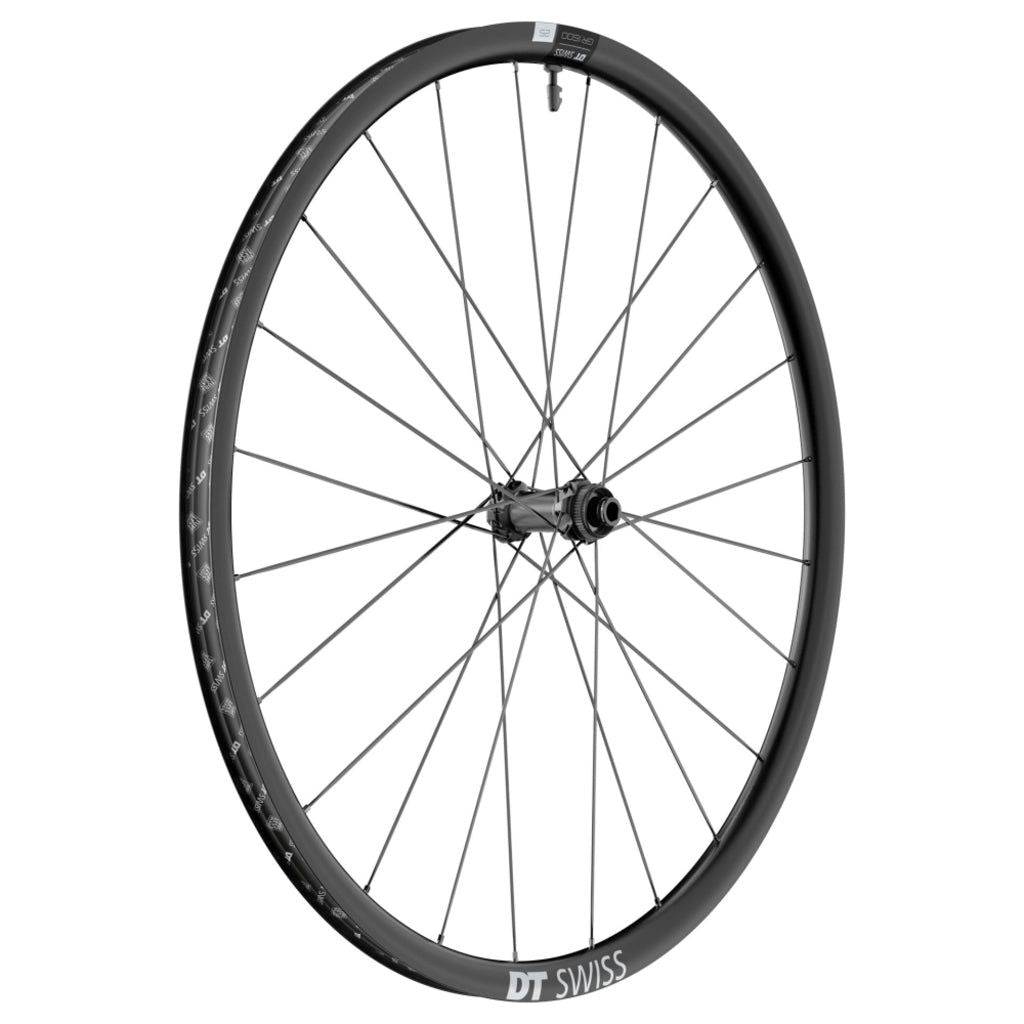 Zwart DT Swiss 28-inch voorwiel met Disc Center Lock, aluminium, Gravel Wielen, snelle en lichte fietswieloptie