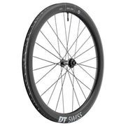 DT Swiss Gravel Wielen V 28 DT GRC1400 Dicut 50 Db CB met aerodynamisch ontwerp en zwarte afwerking, geschikt voor gravel bikes