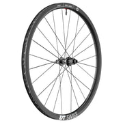 Zwart DT Swiss gravel achterwiel 28" GRC1100 Dicut 30 DB CA 13V Disc CL carbon met remschijf en naaf
