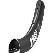 Zwarte DT Swiss Velg 28 inch DT E550 Alm Race, 24/14, 26 mm diameter, voor racefiets.