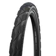 Zwarte Schwalbe 27.5" Marathon Efficiency ADDIX Race V-Guard vouwband voor stadsfiets, robuust en geschikt voor dagelijks gebruik