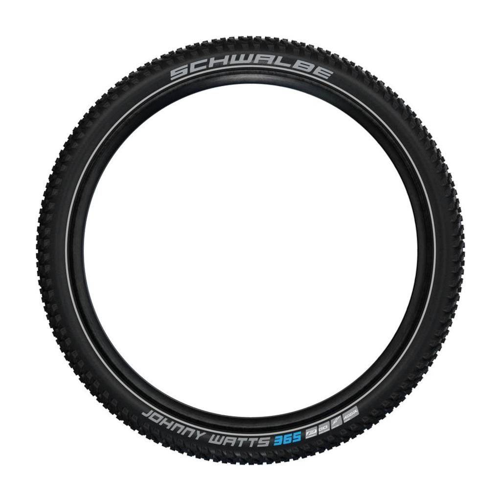 Buitenband 27.5" Schwalbe Johnny Watts 365 Addix 4Season Raceguard 60-584 Vouwband Zwart - Le Coq Wielerartikelen
