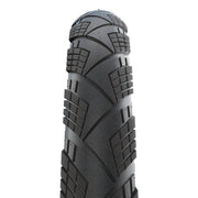 Schwalbe 27,5" Marathon Efficiency ADDIX Race V-Guard stadsfiets buitenband, zwart, vouwband, 60-584, geschikt voor stadsfietsen