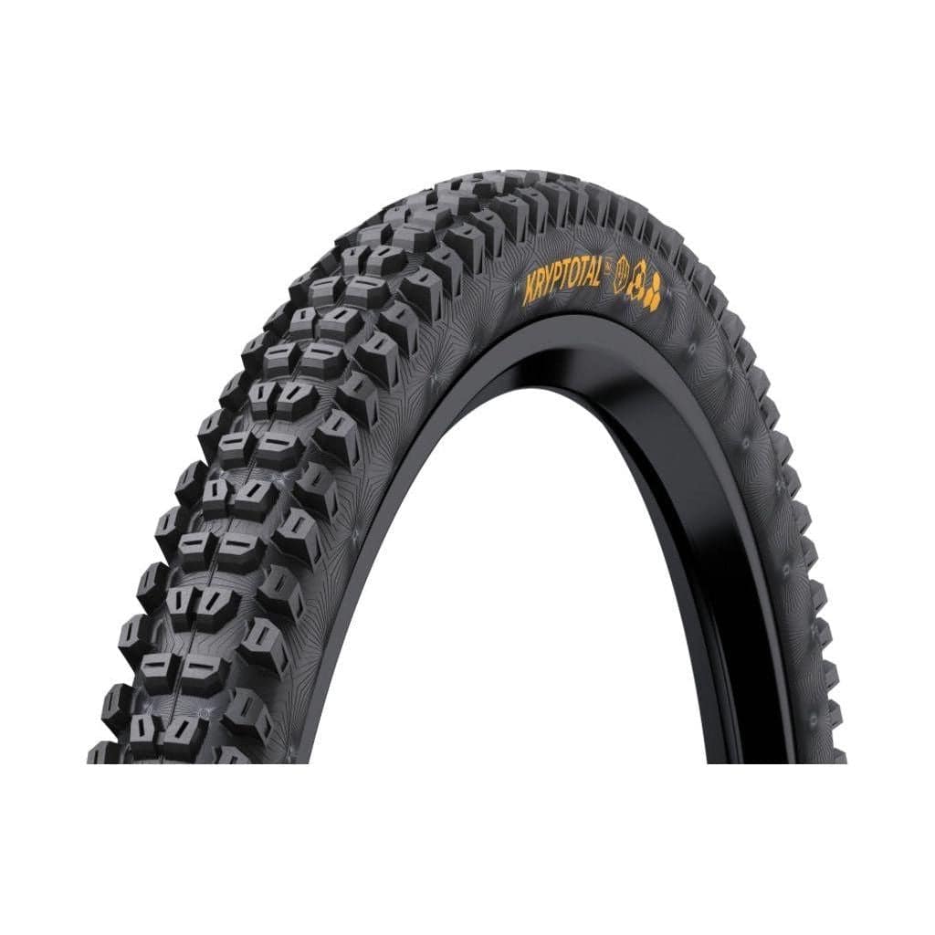 Zwarte Continental Kryptotal MTB buitenband 29" met vouwband en TLR Soft voor Enduro achterwiel, geschikt voor off-road gebruik