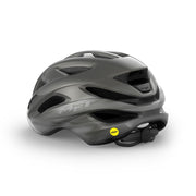 Racefiets helm MET Idolo met Mips-technologie, stevige zwarte fietshelm met aerodynamisch ontwerp en comfortabele pasvorm.