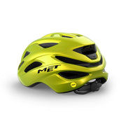 Racefiets helm MET Idolo Mips met aerodynamisch ontwerp en ventilatie, geschikt voor wielrenners.