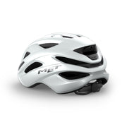 Racefietshelm MET Idolo met aerodynamisch ontwerp en ventilatiegaten, geschikt voor wielrenners.