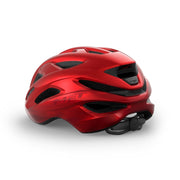 Fietshelm MET Idolo voor racefietsen, aerodynamisch ontwerp met ventilatieopeningen en verstelbare riem, zwart kleur