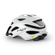MET MTB helm Crossover met MIPS-systeem, zwart en geel met ventilatiegaten voor urban en mountainbiken.