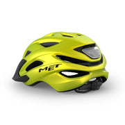 MET MTB helm voor urban en mountainbiken, lichtgewicht en veilig met verstelbare band en ventilatieopeningen.