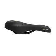 Zwart Selle Royal Avenue Athletic stadsfiets en e-bike zadel met Royalgel voor comfort en ondersteuning.