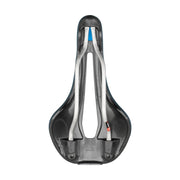 Selle Italia Flite Boost Gravel Superflow zadel met Fibra-Tek bekleding en Titanium rails op een racefiets of MTB.
