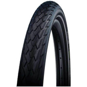 Zwarte Schwalbe 27.5-inch Marathon Addix Eco E-bike buitenband met Greenguard bescherming, geschikt voor elektrische fietsen.