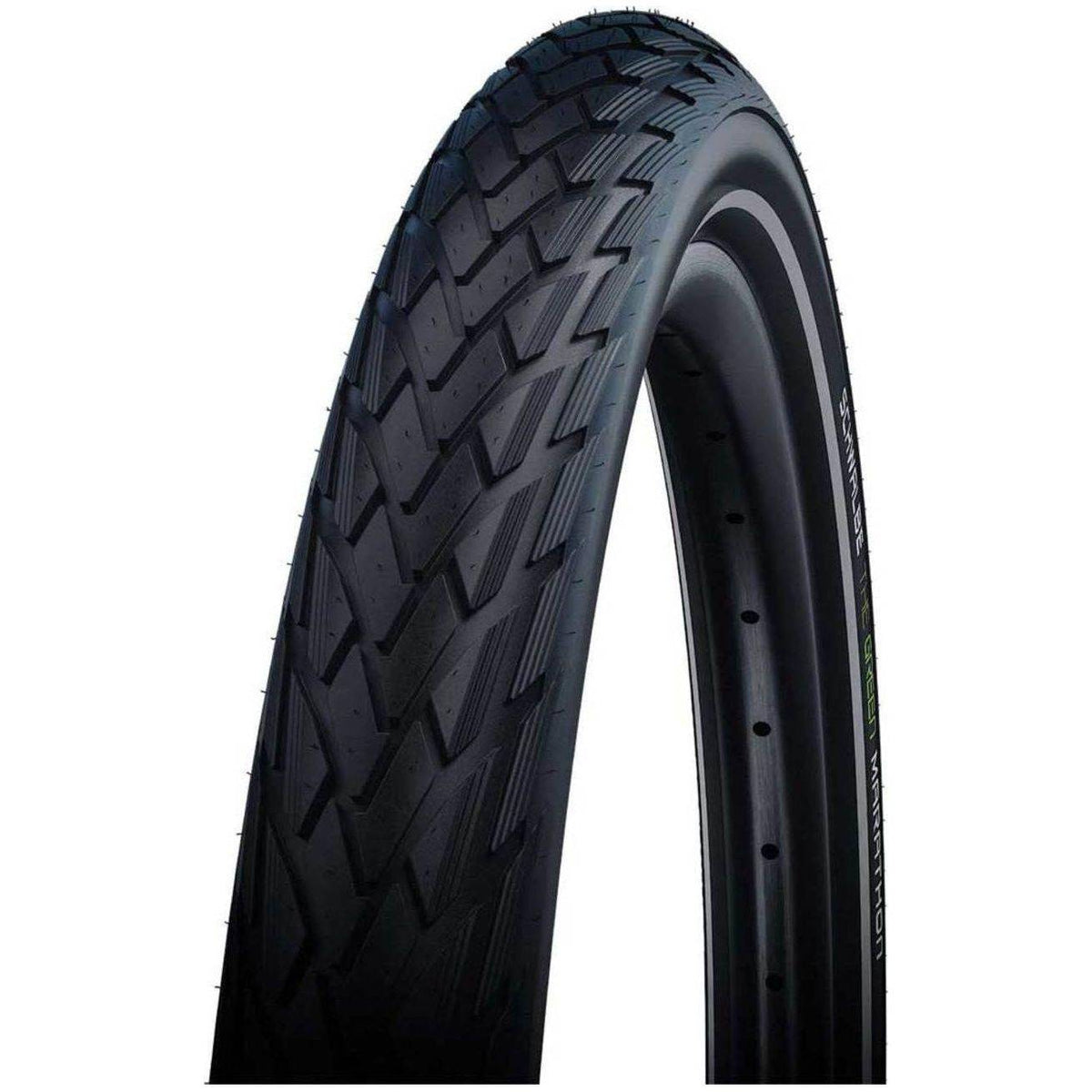 Schwalbe stadsfiets buitenband 16" Marathon Addix Eco Greenguard zwart met antileklaag en profiel voor stadsgebruik