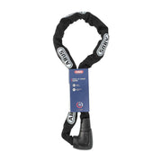 Zwart Abus Steel-O-Chain 9808K kettingslot met 8 mm ketting, Xplus slotmechanisme voor extra beveiliging