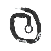 Zwart Abus Ach 2.0 kettingslot van 100 cm met Ø8 mm ketting, geschikt voor beveiliging van fietsen en motoren.
