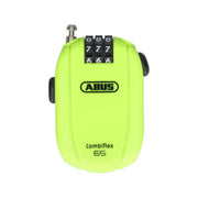 Abus Combiflex Stopover kabelslot, 65 cm lang en 1,2 mm dik, zelfoprollend voor extra beveiliging van fietsen en eigendommen