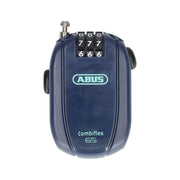 Abus Combiflex Stopover kabelslot, zelfoprollend, 65 cm lang en 1,2 mm dik, met stevig metalen slot en kunststof coating.
