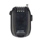 Zwart Abus Combiflex Rest kabelslot van 105 cm voor beveiliging van kabels en snoeren in huis of kantoor.