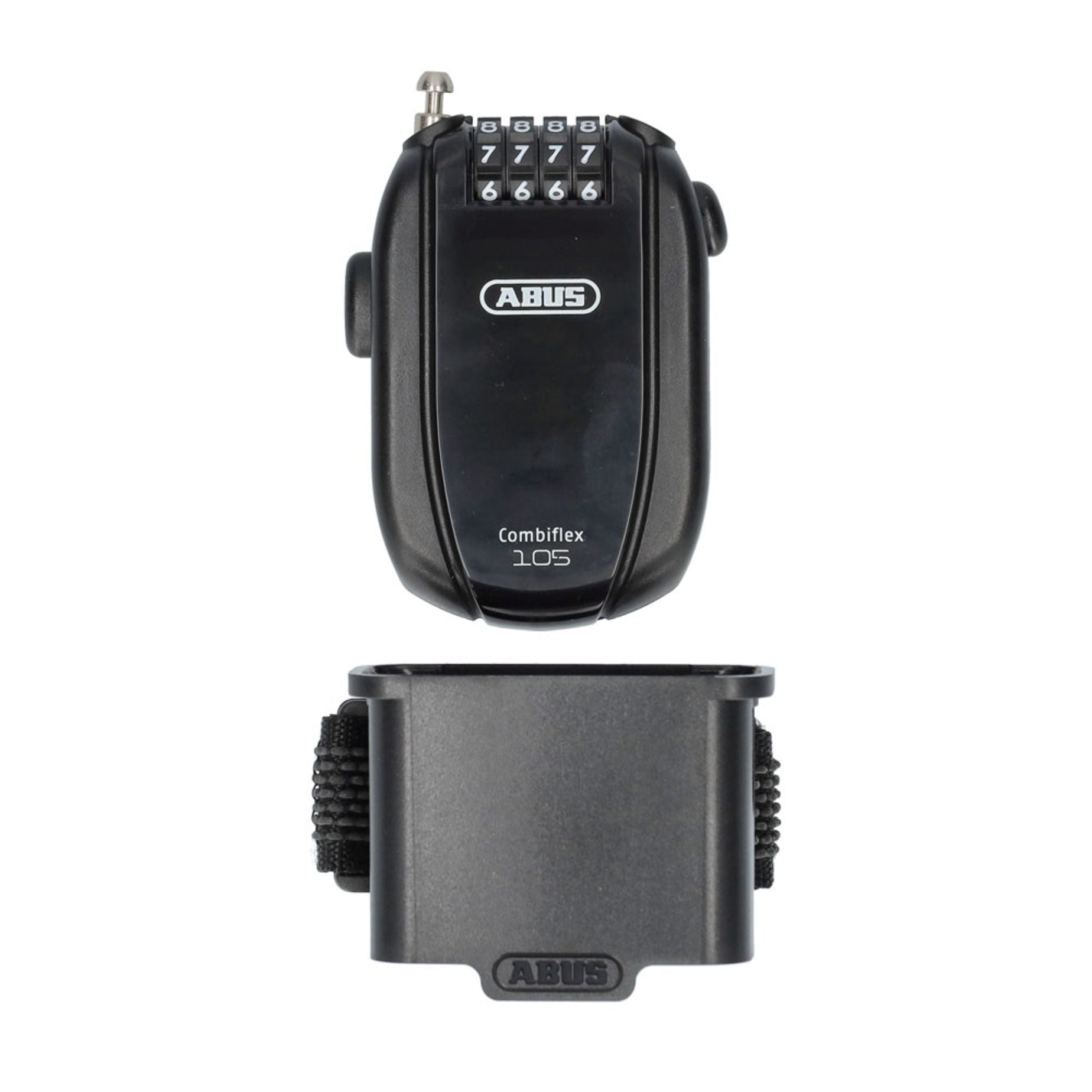 Abus Kabelslot Combiflex Rest CHR Code 105cm x 2.4mm Zwart