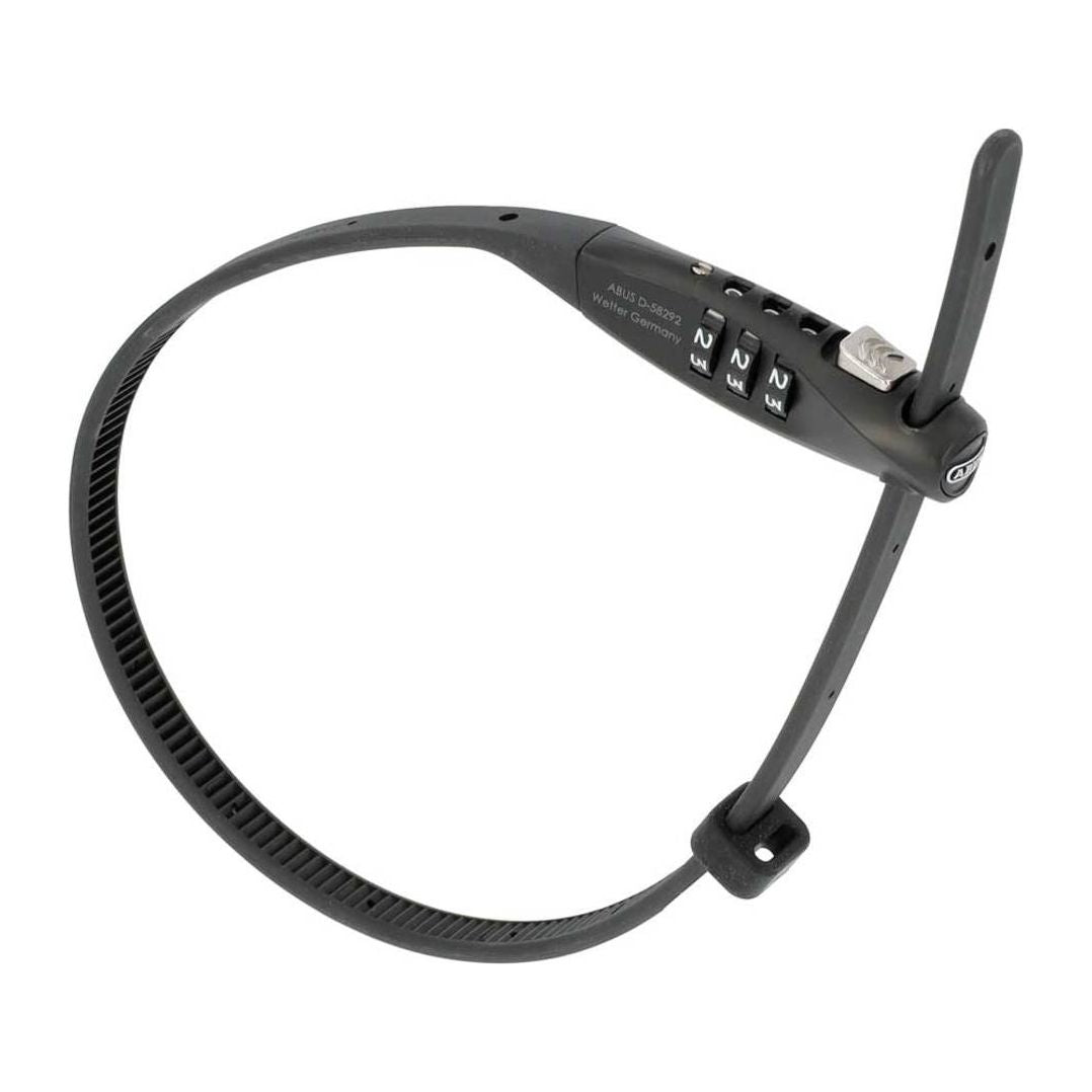Abus Combiflex Travelguard kabelslot met 3-cijferige code, stevig slot voor reis en beveiliging, zwart kunststof met cijferslot