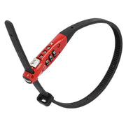 Abus Combiflex Travelguard kabelslot met 3-cijferige code, zilverkleurig en stevig, geschikt voor reis- en bagagebeveiliging