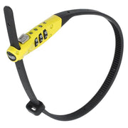 Abus Combiflex Travelguard kabelslot met 3-cijferige code, zwart kunststof en metalen slot voor reizen en bagage beveiliging