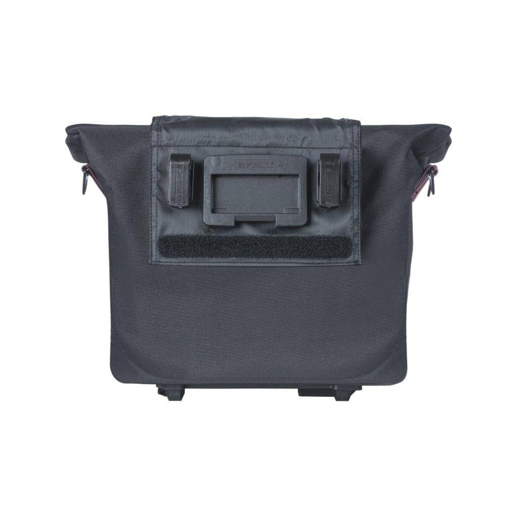Basil Fietstas City Mik Met Kf-Haak 8-11 Liter 39,5 X 39 X 15 Cm - Zwart - Le Coq Wielerartikelen