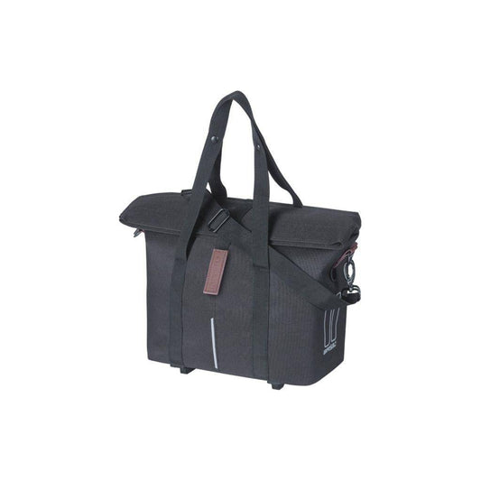 Basil Fietstas City Mik Met Kf-Haak 8-11 Liter 39,5 X 39 X 15 Cm - Zwart - Le Coq Wielerartikelen